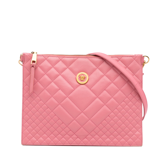 Versace Handbags - Pre-Loved Versace Quilted Medusa Crossbody